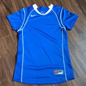 Blue Jersey Nike Athletic Tee